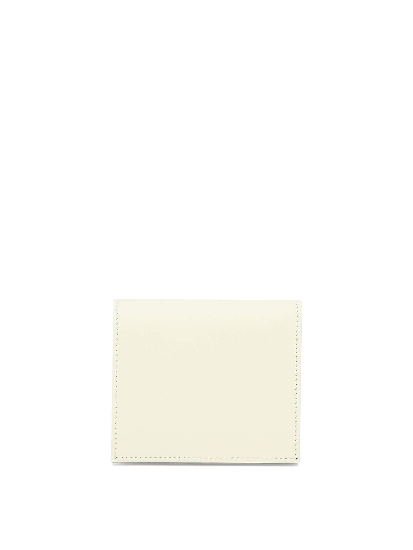 JIL SANDER White Folded wallet with embossed Jil Sander logo V